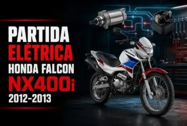 Sistema de partida elétrica da Honda NX400i Falcon 2012/2013