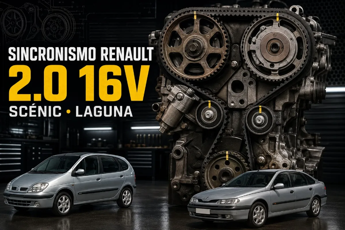 Sincronismo e ponto do motor Renault 2.0 16V do Scénic e Laguna