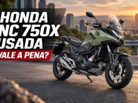 Honda NC 750X usada verde em capa de guia de compra