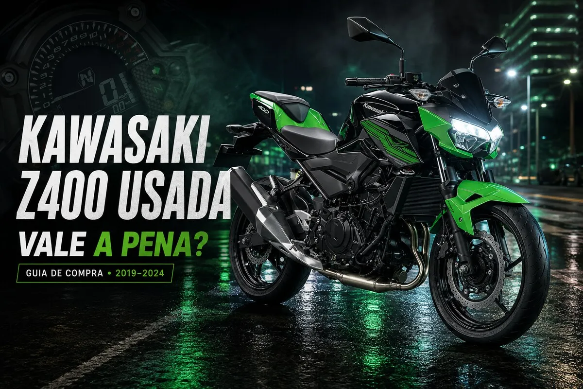 Kawasaki Z400 usada vale a pena? Guia de compra dos modelos 2019 a 2024