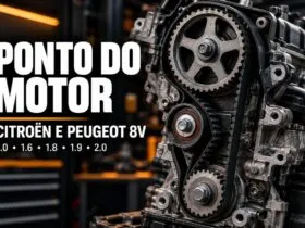 Ponto do motor Citroën e Peugeot 1.0, 1.6, 1.8, 1.9 e 2.0 8V